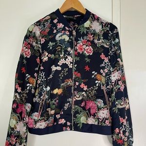 Zara floral jacket